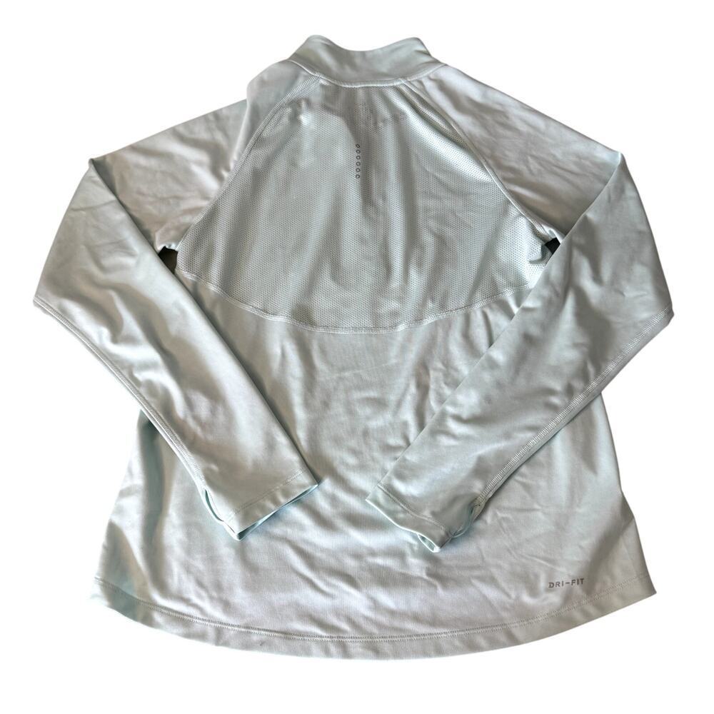 Nike Dri-Fit Running 1/4 Zip Pullover Layer Women's Size Medium Mint - Picture 4 of 4